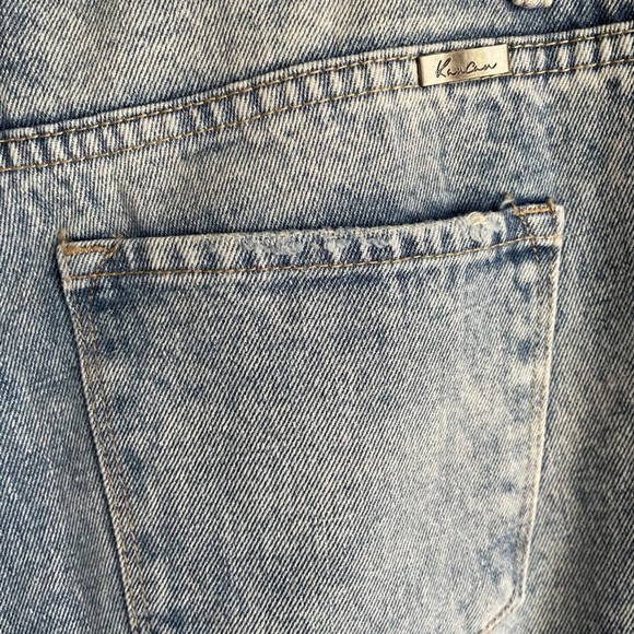 KanCan Medium Wash Amy High Rise‎ Mom Fit Distressed Ladies Jeans, 9/28 - Picture 7 of 9